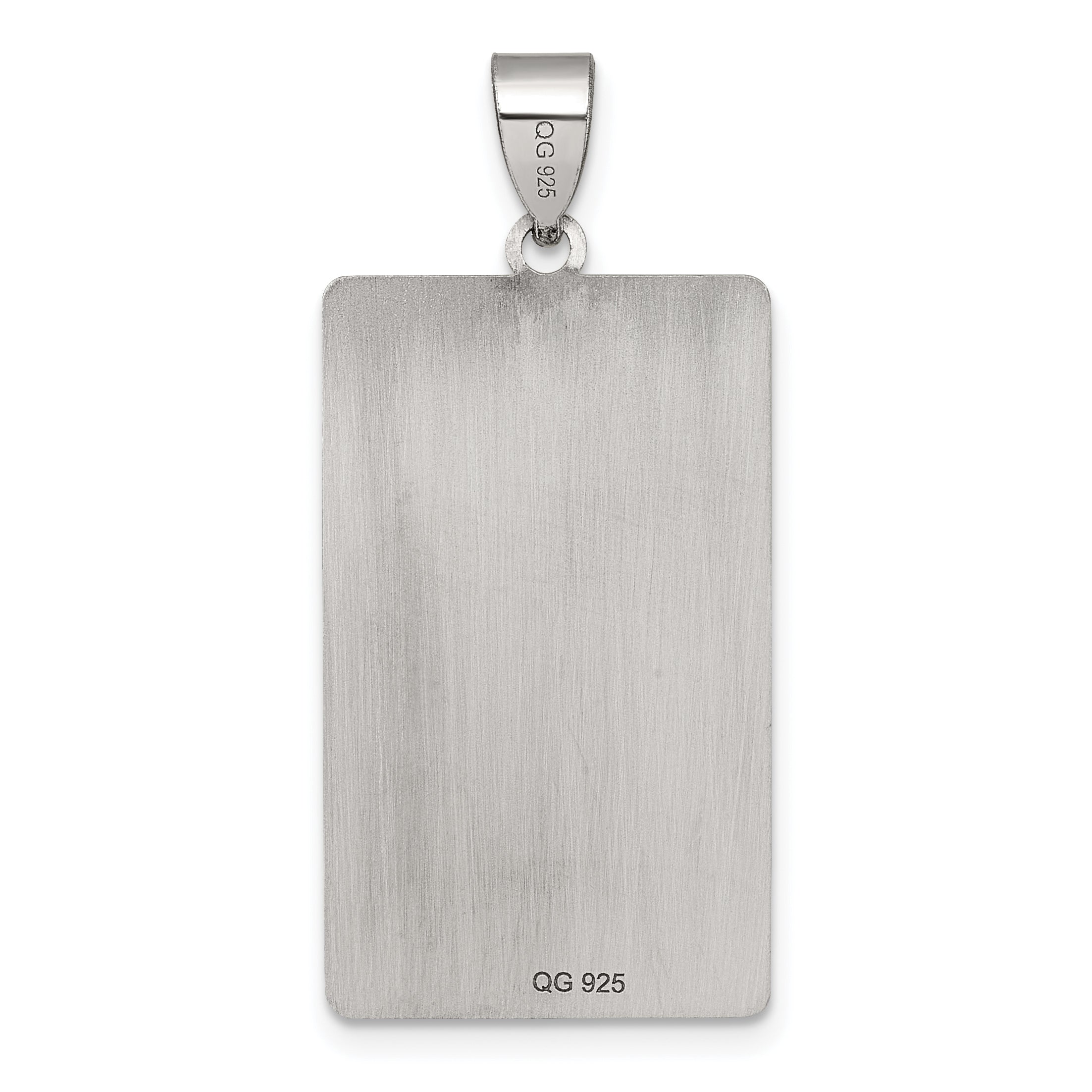 Sterling Silver Temperance Tarot Card Pendant