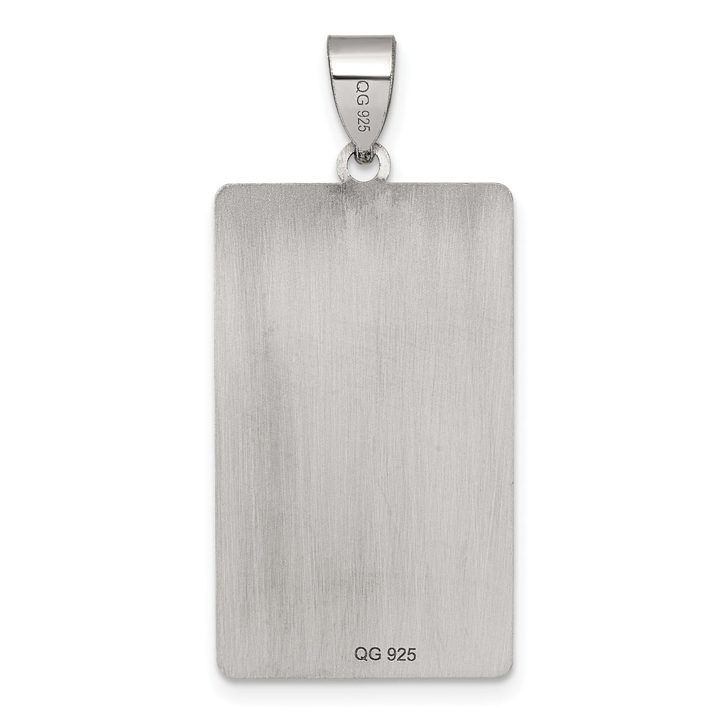 Sterling Silver Temperance Tarot Card Pendant