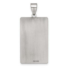 Sterling Silver Temperance Tarot Card Pendant