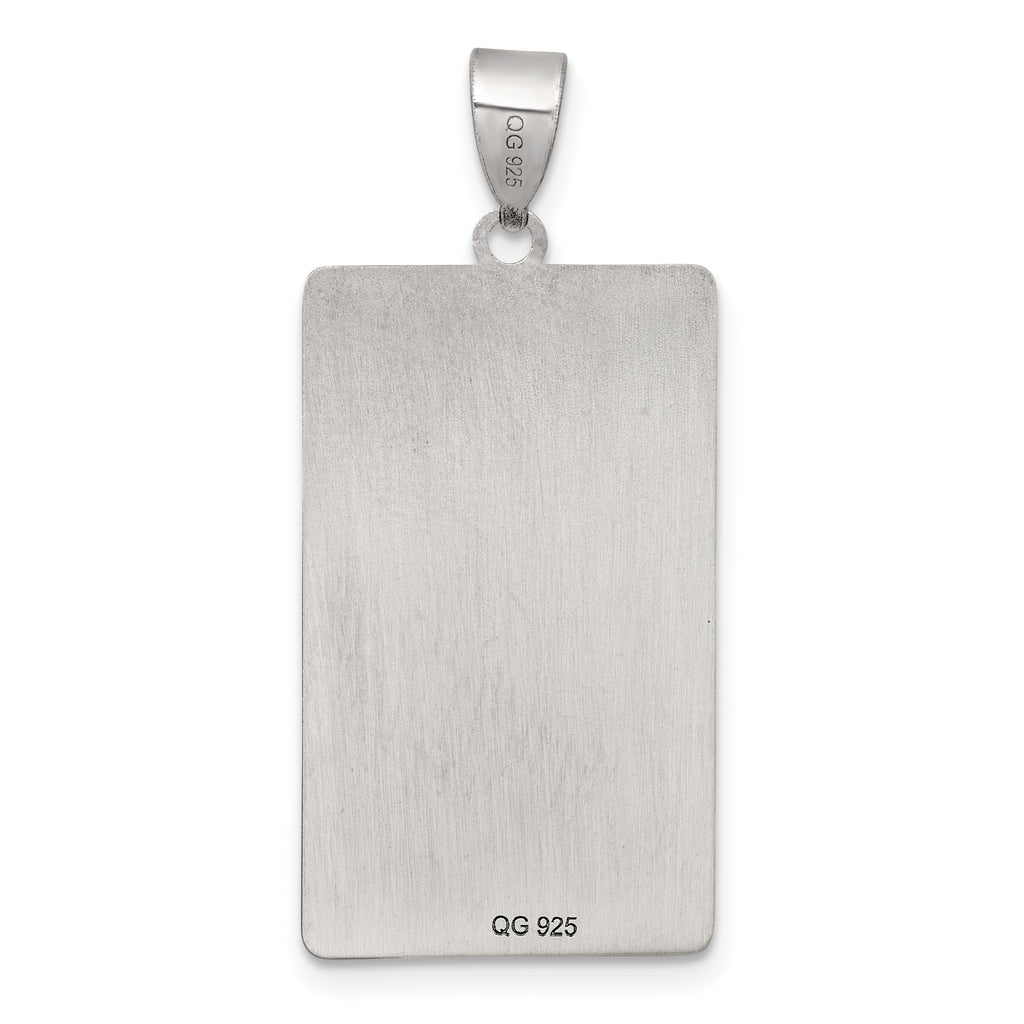 Sterling Silver The Devil Tarot Card Pendant