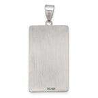 Sterling Silver The Devil Tarot Card Pendant