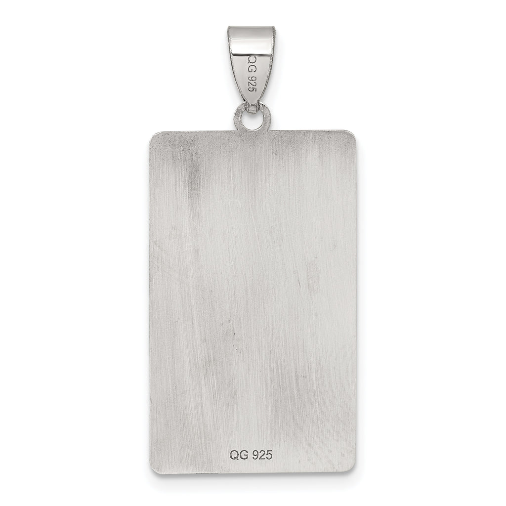 Sterling Silver The Tower Tarot Card Pendant