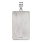 Sterling Silver The Tower Tarot Card Pendant