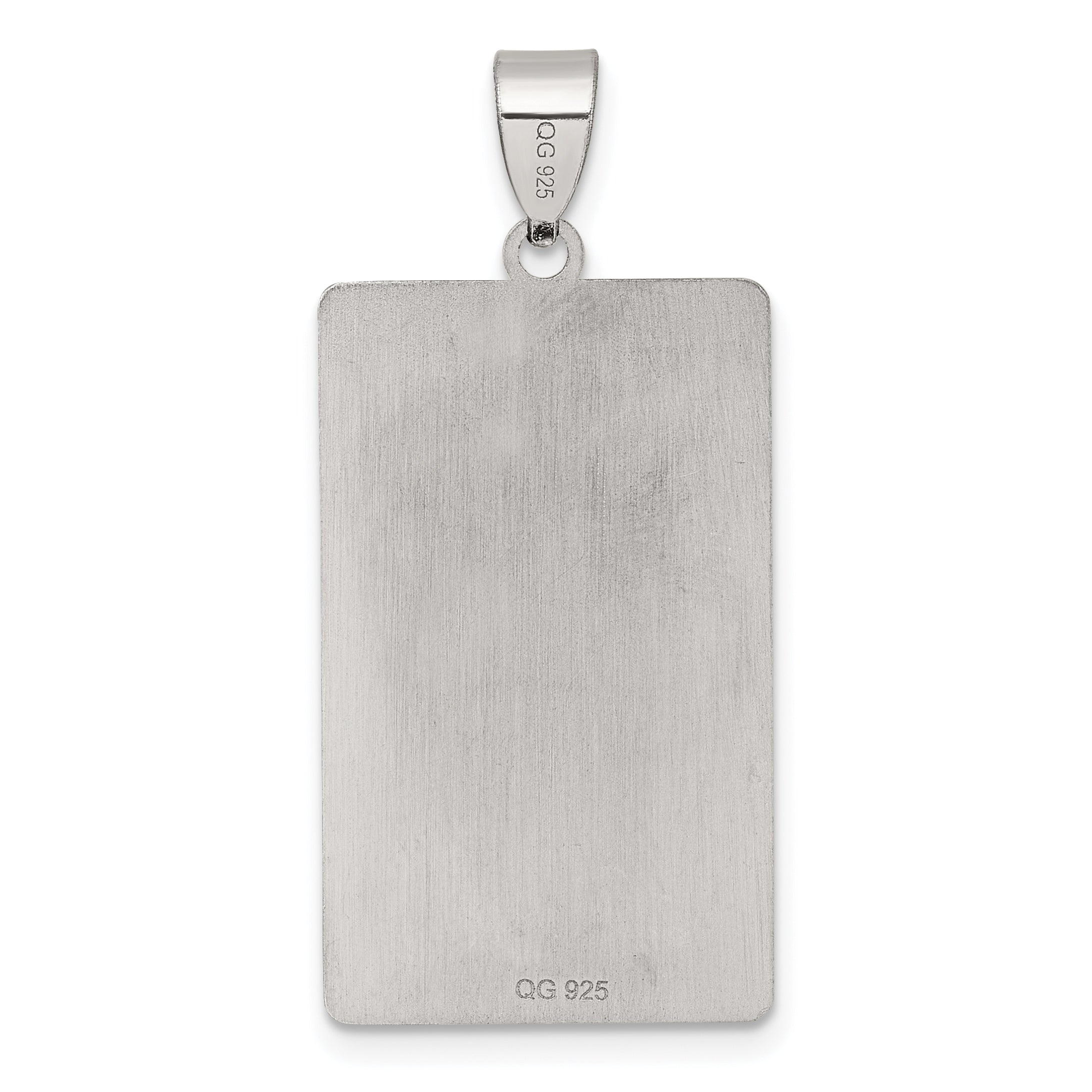 Sterling Silver The Moon Tarot Card Pendant