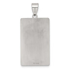 Sterling Silver The Moon Tarot Card Pendant