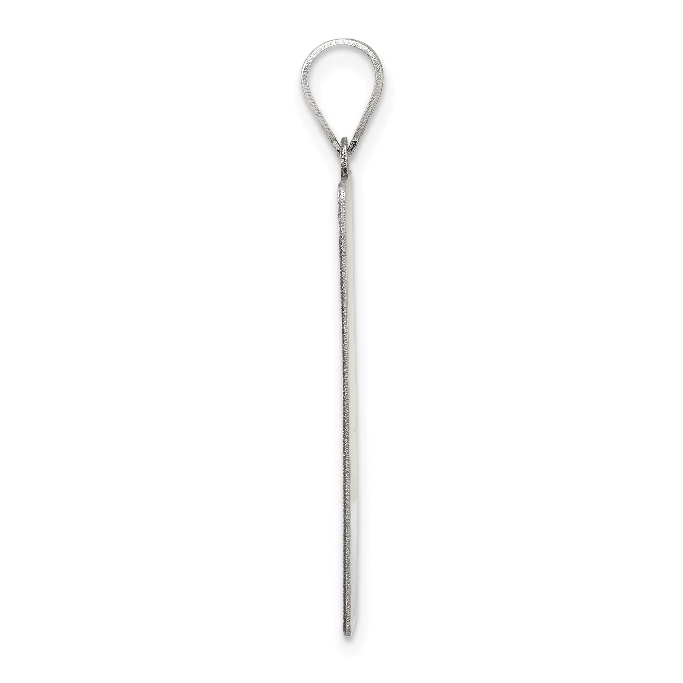Sterling Silver Judgement Tarot Card Pendant