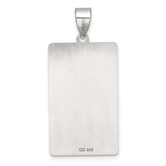 Sterling Silver The World Tarot Card Pendant
