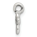 Sterling Silver Polished and Antiqued Fancy Charm