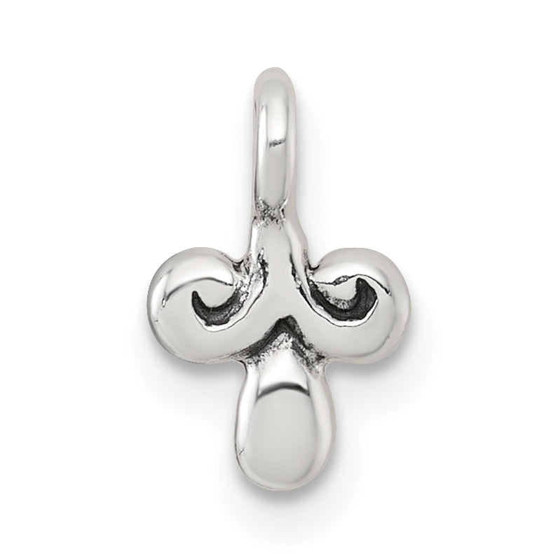 Sterling Silver Polished and Antiqued Fancy Charm Main image