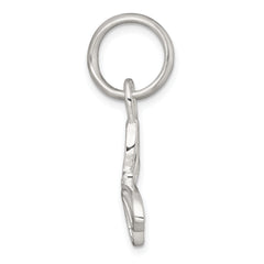 Sterling Silver Polished Cut-out Butterfly Pendant