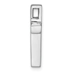 Sterling Silver Rhodium-plated Polished Enameled Latin Cross Chain Slide Pendant