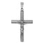 Sterling Silver Ruthenium-plated Polished Crucifix Pendant
