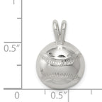 Sterling Silver Baseball Charm