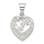 Sterling Silver #1 Mom Charm