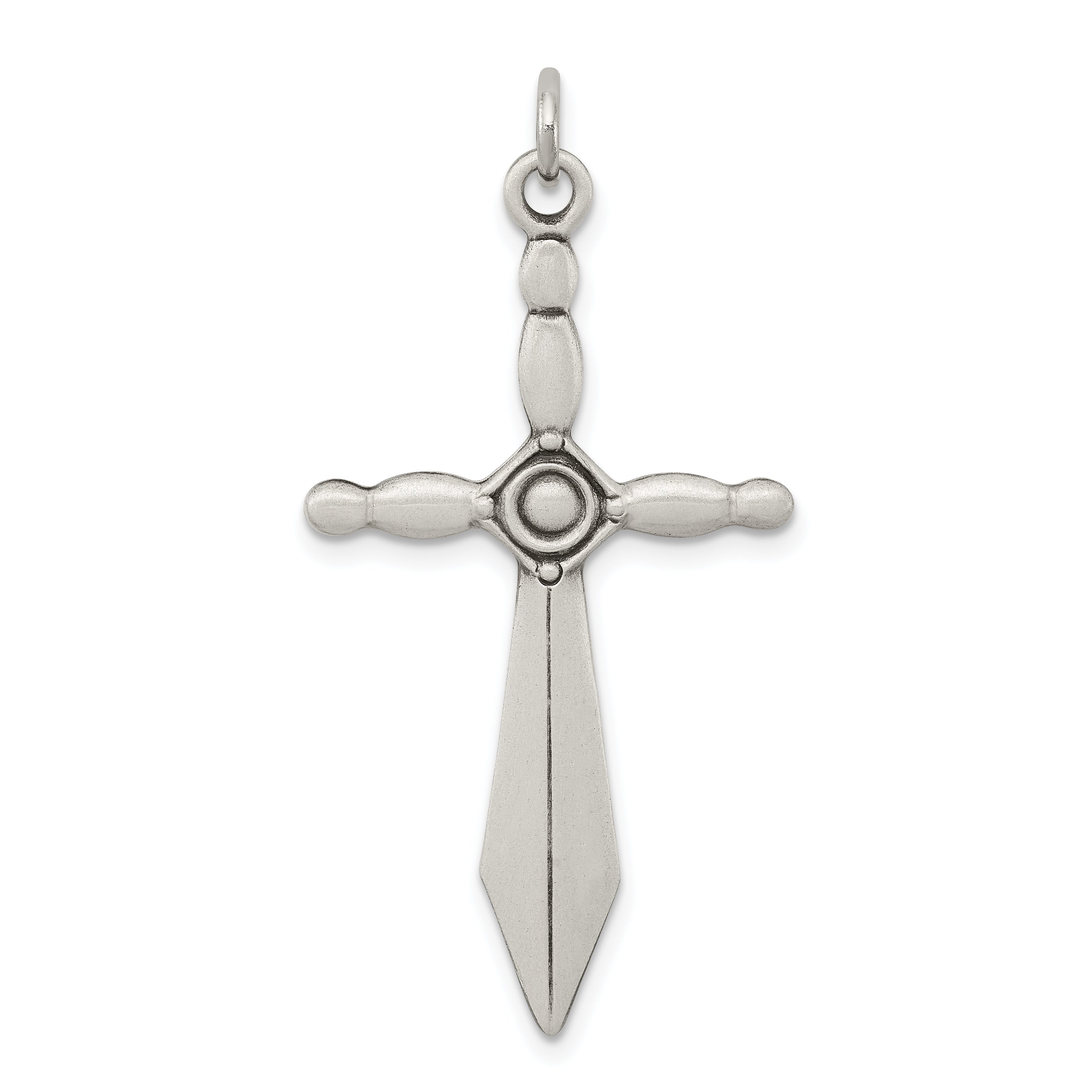 Sterling Silver Sword Cross Pendant Main image