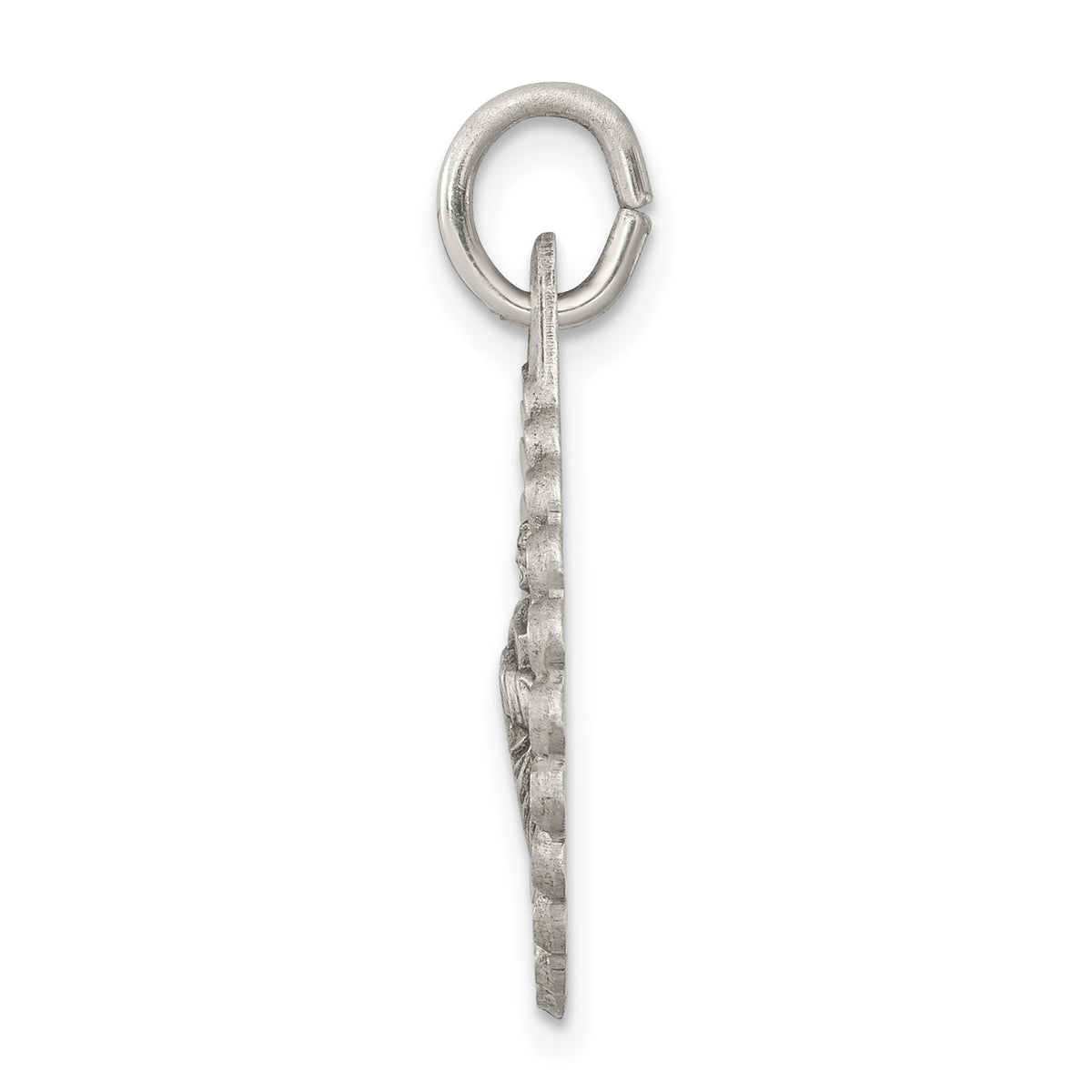 Saint Jude Thaddeus Medal Pendant in Sterling Silver, 26mm - Sophia Jewelers