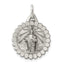 Saint Jude Thaddeus Medal Pendant in Sterling Silver, 26mm - Sophia Jewelers