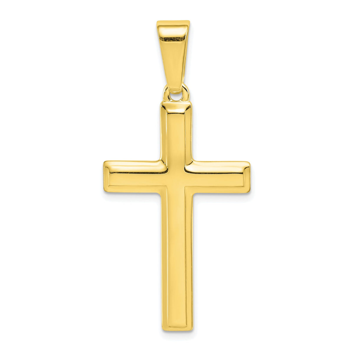 Cross Pendant in Gold-Plated Sterling Silver - Sophia Jewelers Main image