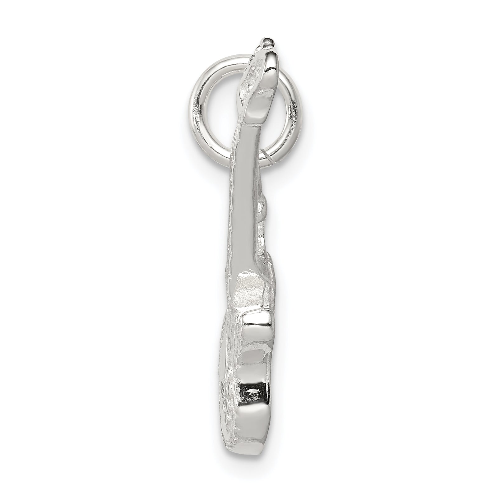 Sterling Silver Electric Guitar Charm Secondary image