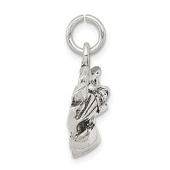 Sterling Silver Antiqued Go Kart Racer Charm