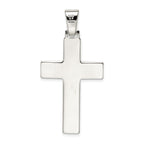 Sterling Silver Polished Cross Pendant