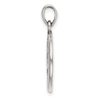 Sterling Silver LOVE YOU TO THE MOON Antiqued Star and Moon Pendant