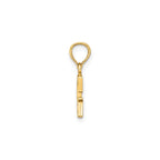 Polished Block Initial G Pendant in Gold-Plated Sterling Silver - Sophia Jewelers