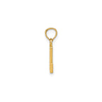 Polished Block Initial L Pendant in Gold-Plated Sterling Silver - Sophia Jewelers