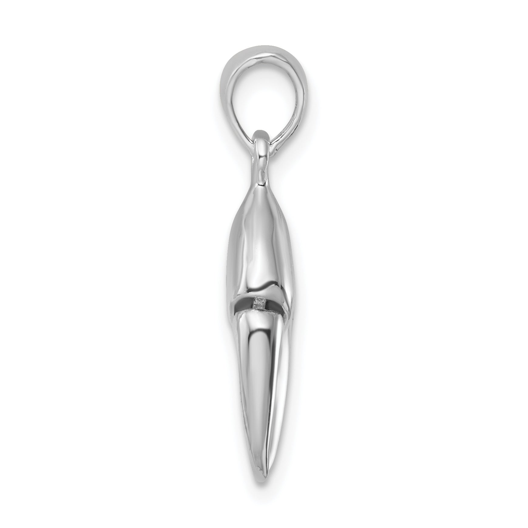 De-Ani Sterling Silver Rhodium-Plated 3D Moveable Lobster Claw Pendant Secondary image