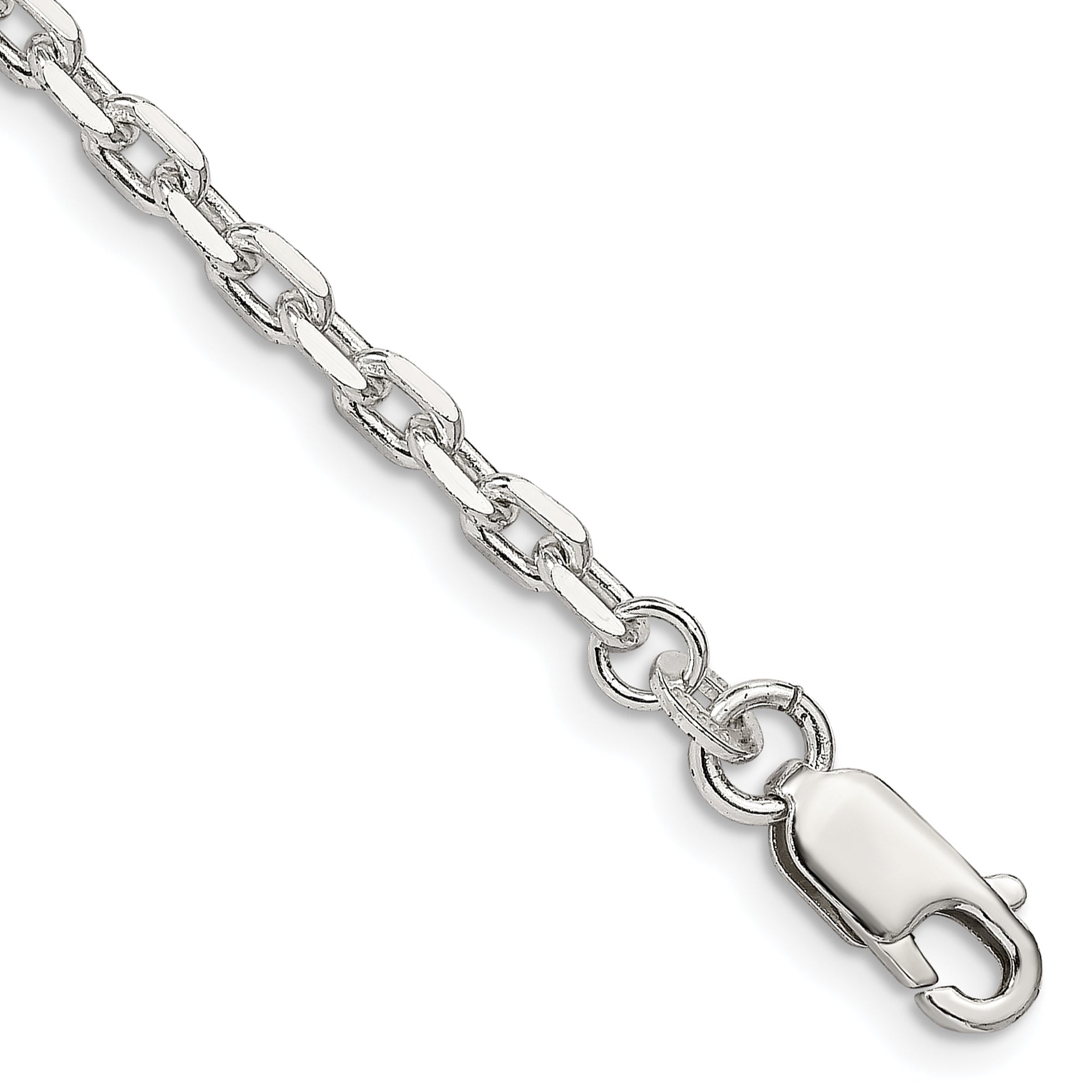 Sterling Silver 3.25mm Beveled Oval Cable Chain Main image