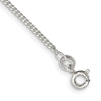 Sterling Silver 1.5mm Curb Chain Anklet