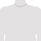 Sterling Silver Rhodium-plated 1.5mm Curb Chain