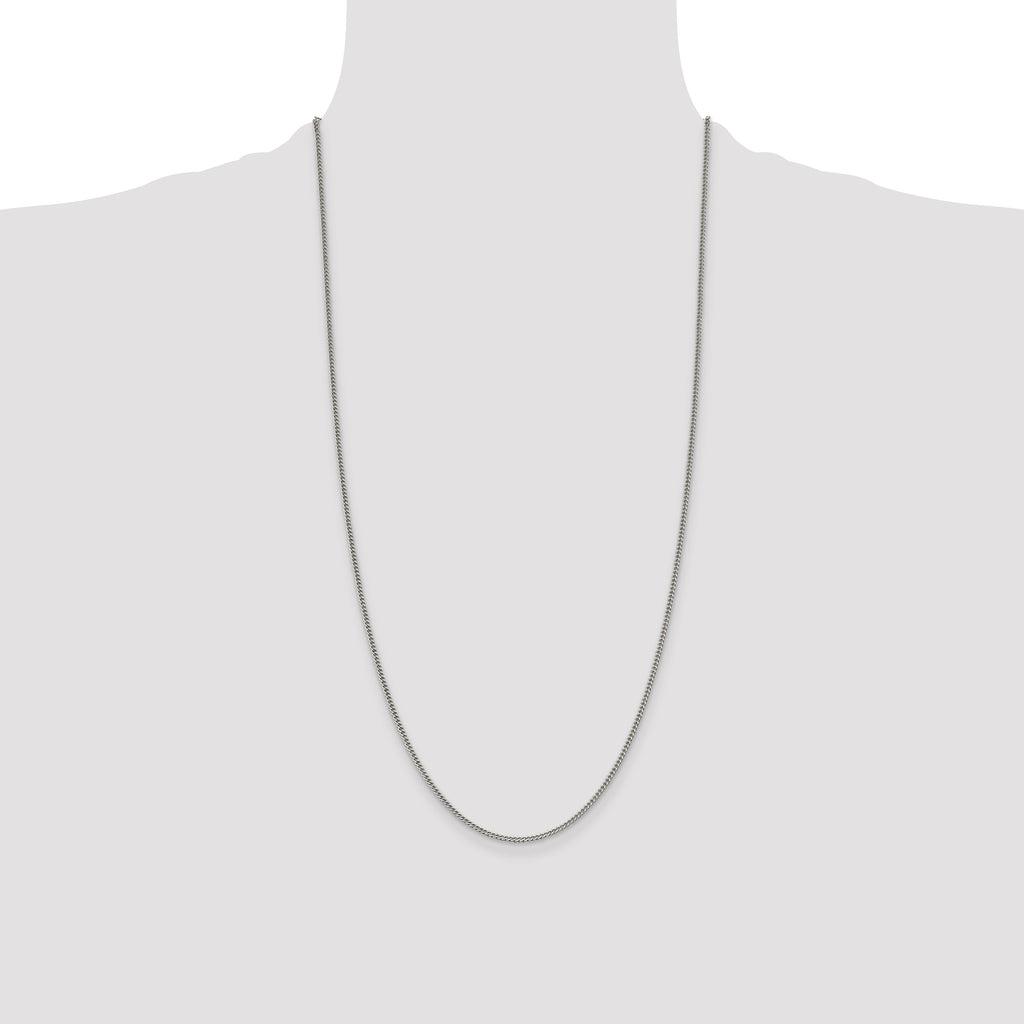 Sterling Silver 1.75mm Curb Chain