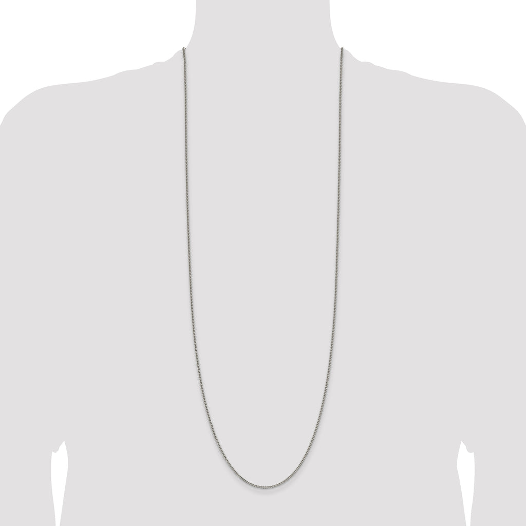 Sterling Silver 1.75mm Curb Chain
