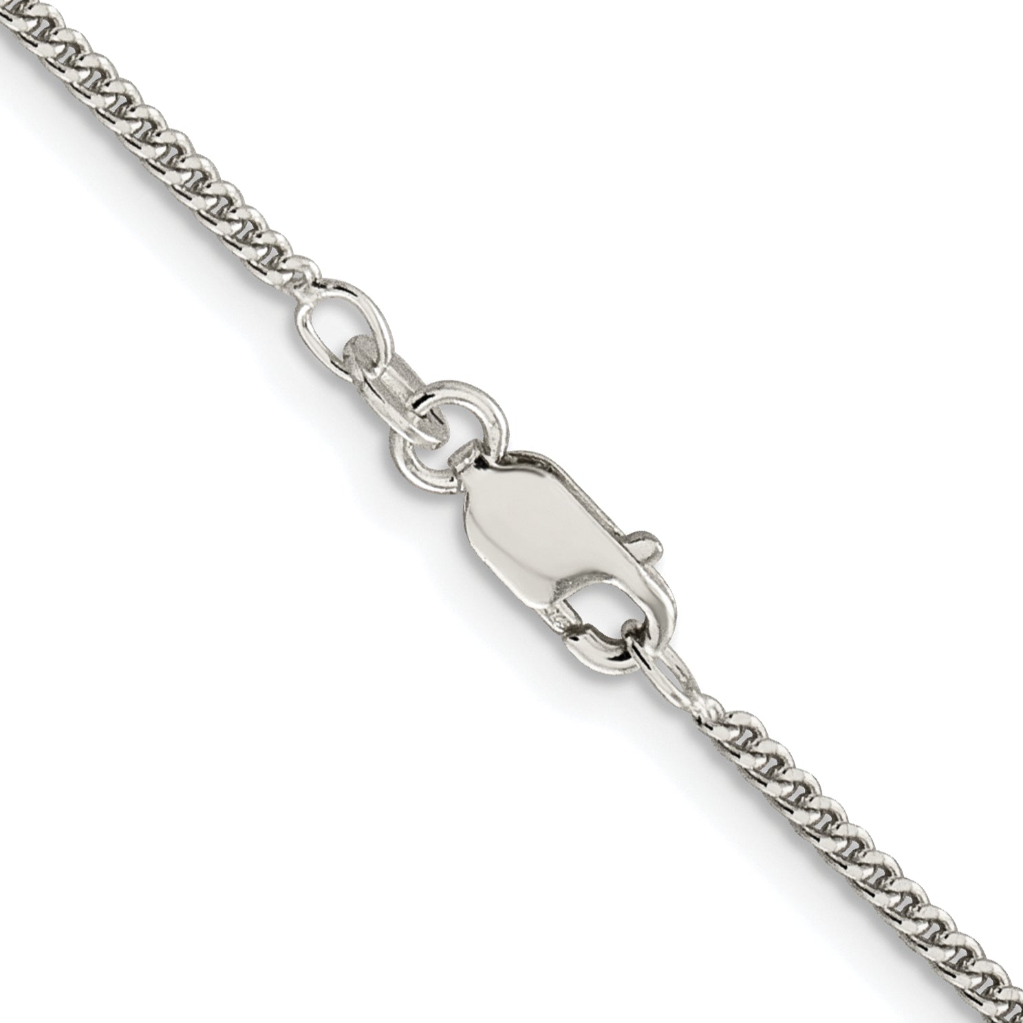 Curb Chain Necklace in Sterling Silver, 1.75mm Secondary image