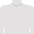 Sterling Silver Rhodium-plated 1.75mm Curb Chain