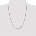 Sterling Silver Rhodium-plated 1.75mm Curb Chain