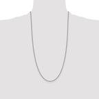Sterling Silver Rhodium-plated 1.75mm Curb Chain