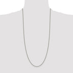 Sterling Silver Rhodium-plated 1.75mm Curb Chain