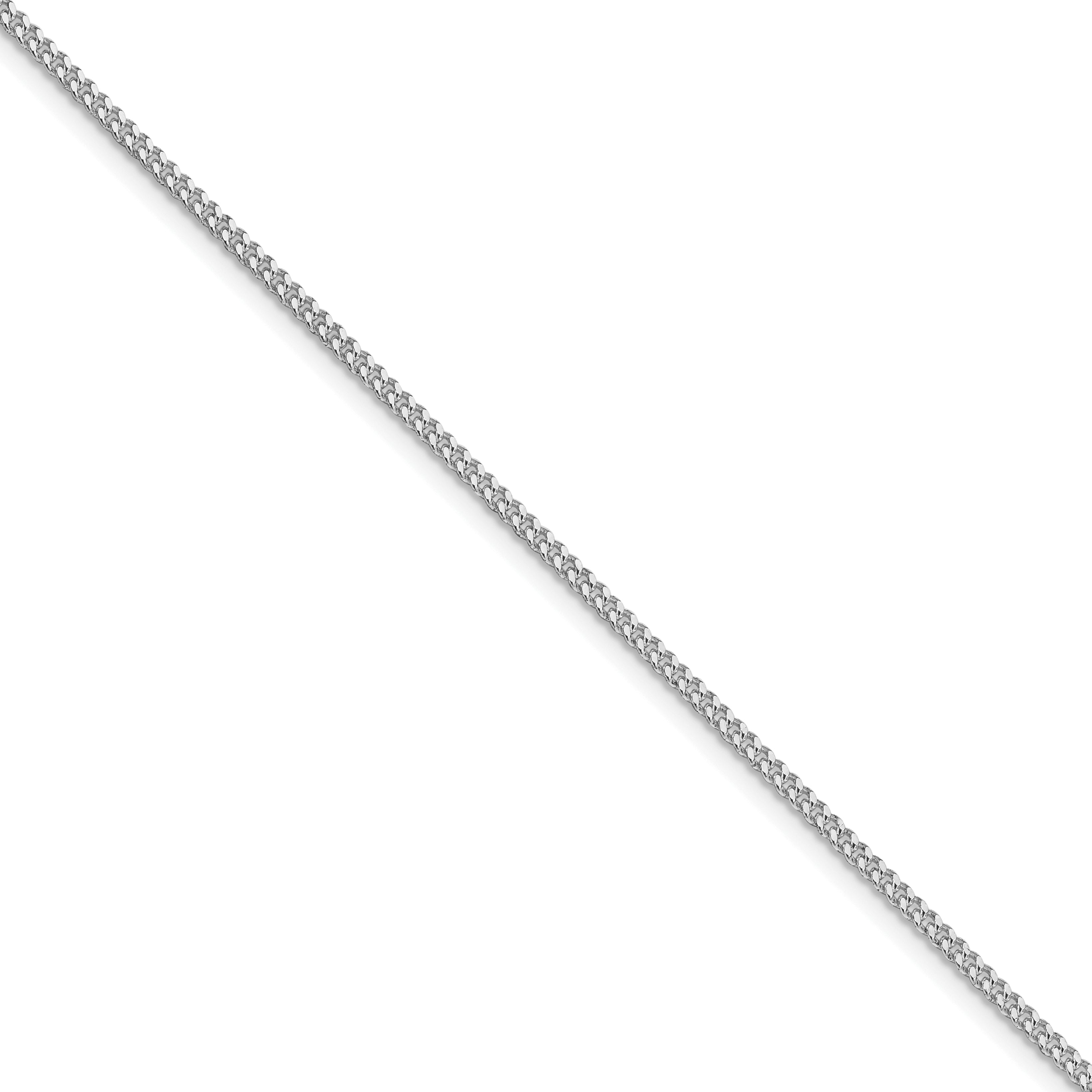 Sterling Silver Rhodium-plated 1.75mm Curb Chain