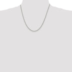 Sterling Silver 2mm Curb Chain Anklet