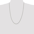 Sterling Silver 2mm Curb Chain Anklet