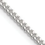 Sterling Silver 2mm Curb Chain Anklet