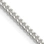 Sterling Silver Curb Chain Necklace 2mm
