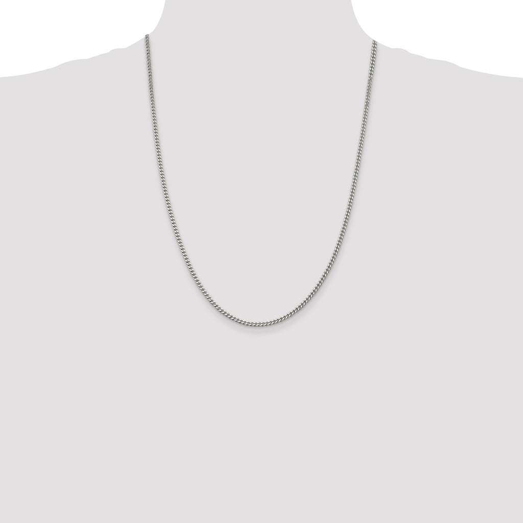 Sterling Silver 3mm Curb Chain