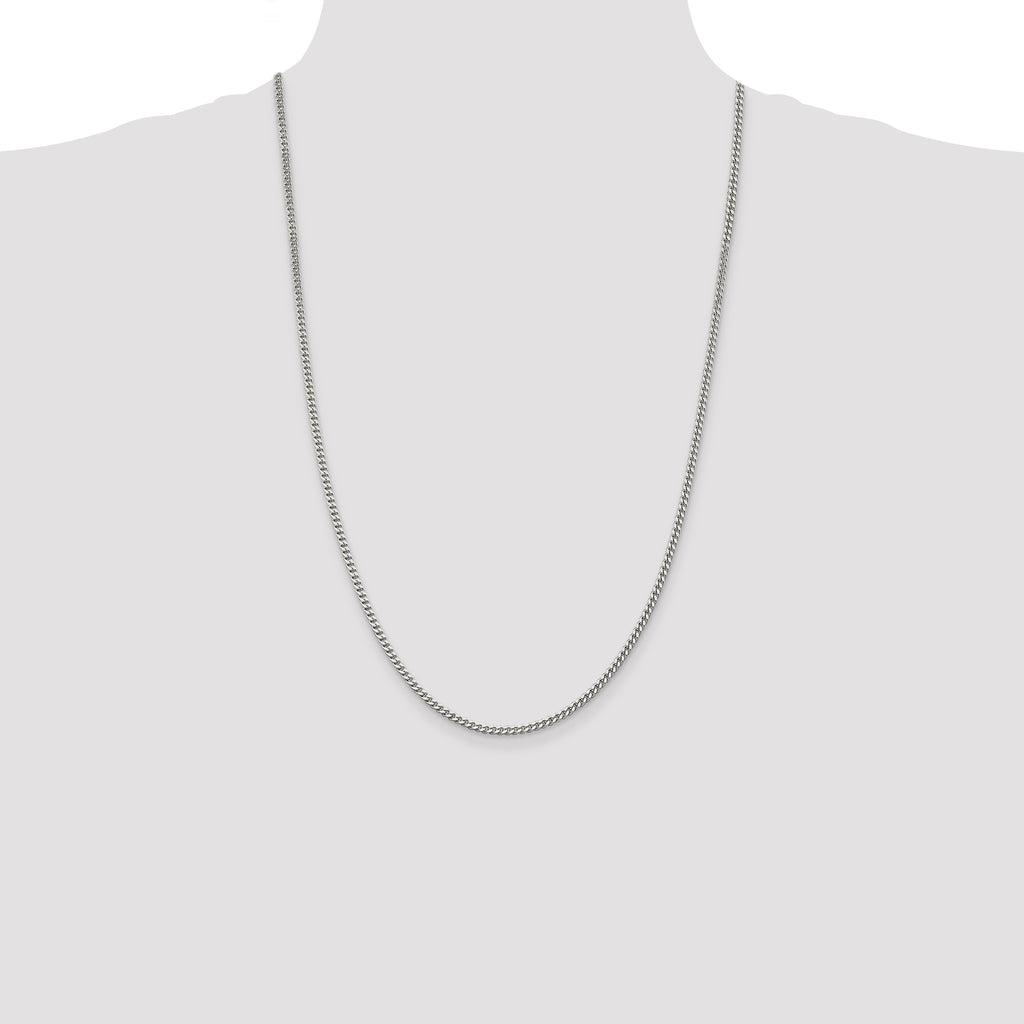 Sterling Silver 3mm Curb Chain