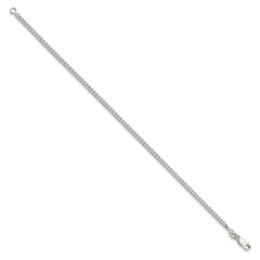 Sterling Silver 3mm Curb Chain Anklet