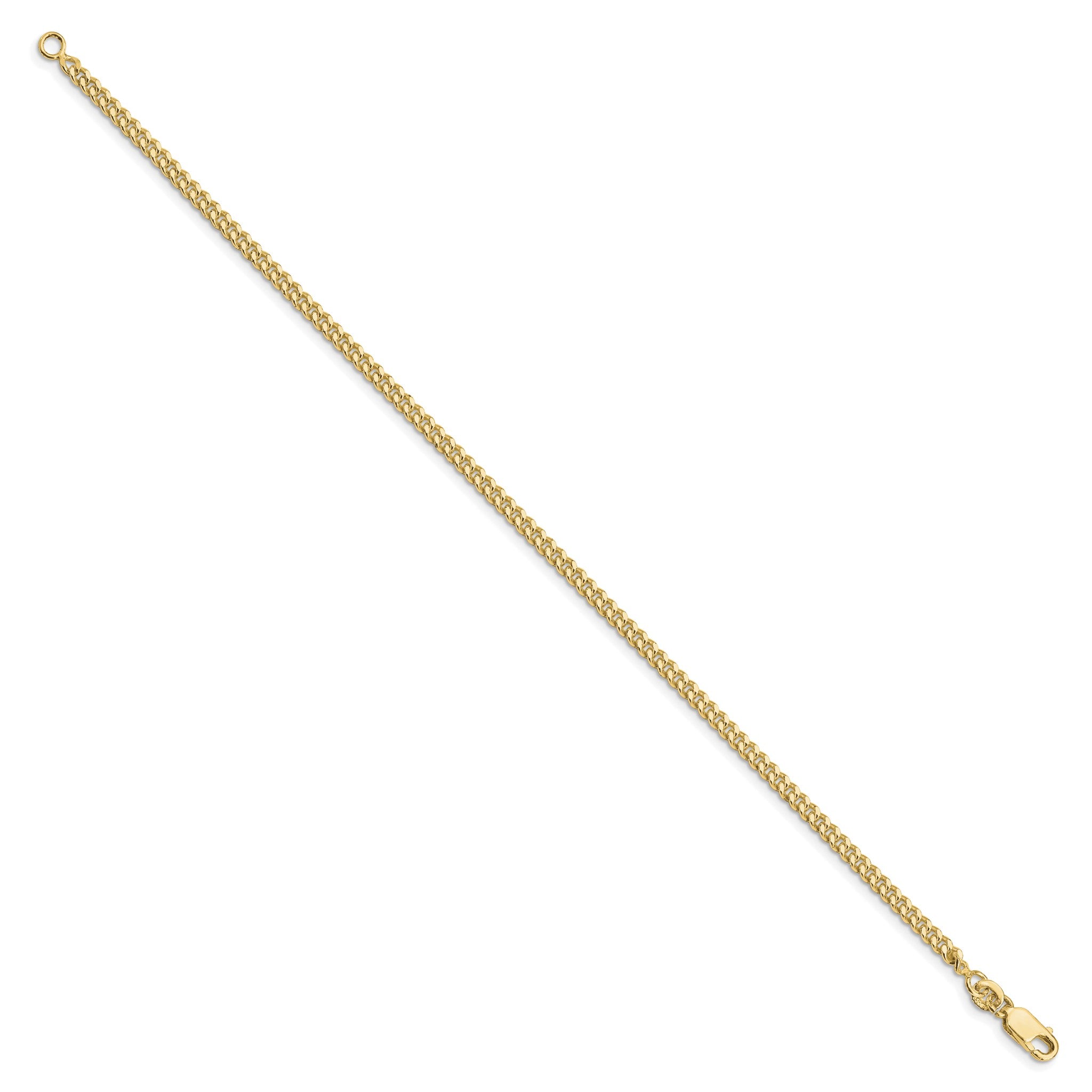 Gold-plated Sterling Silver 3mm Curb Chain Secondary image