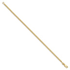 Gold-plated Sterling Silver 3mm Curb Chain - Sophia Jewelers