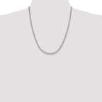 Sterling Silver Curb Chain Necklace 3.5mm